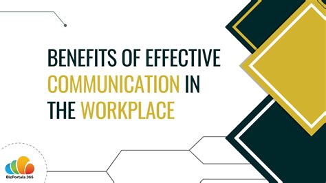 Benefits Of Effective Communication In The Workplace By Biz Portals Issuu