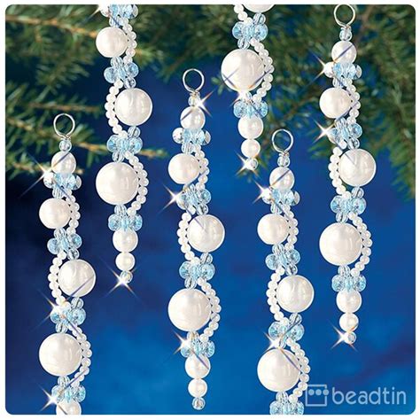 Pearl Icicles Holiday Ornament Kit Ornament Kit How To Make