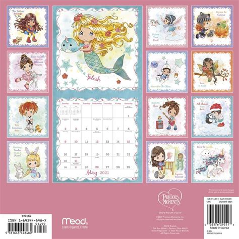 Precious Moments 2019 Wall Calendar