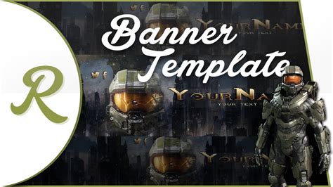 Free Halo Banner Template Photoshop By Raiserdesign Youtube