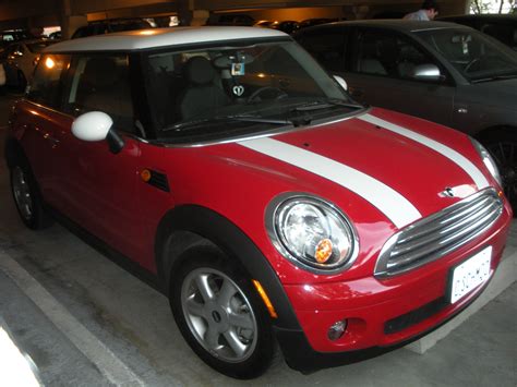 Red Mini Cooper With White Stripes By Rlkitterman On Deviantart
