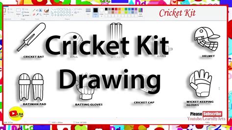 Cricket Kit Drawing Learnbyarts Youtube