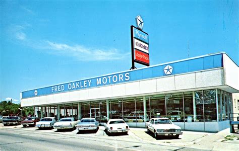 1970s Fred Oakley Motors Dodge Chrysler Plymouth Dealership Dallas