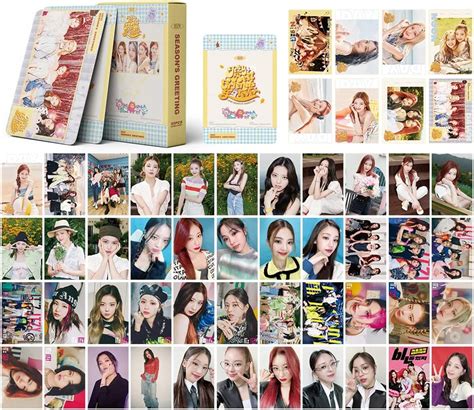 Itzy Lomo Cards 55pcs Itzy 2022 Seasons Greeting Cards Itzy Poster
