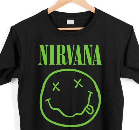 T Shirt Mit Nirvana Logo Tenstickers