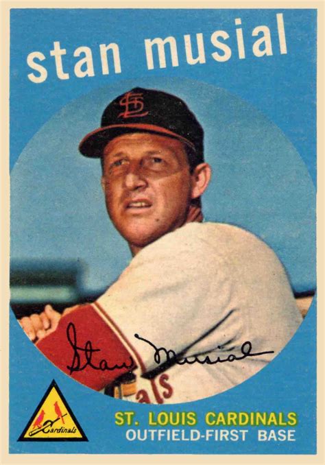 Stan Musial, November 21, 1920 – January 19, 2013 | Baseball cards, Old