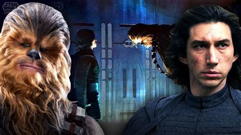 kylo ren and chewbacca lost scene revealed in the rise of skywalker novelization