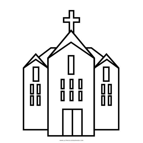 Dibujo De Iglesia Para Colorear Ultra Coloring Pages