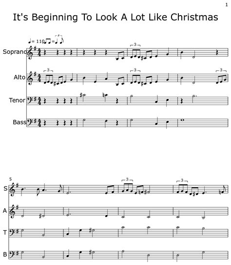 Its Beginning To Look A Lot Like Christmas Sheet Music For Piano