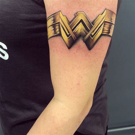 Wonder Woman Wrist Tattoo Designs