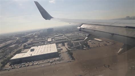 Aterrizando En Lax Aeropuerto Internacional De Los Angeles California