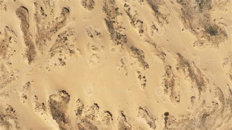 Aerial View Of The Textures And Patterns Of The Desert Sands Beautiful