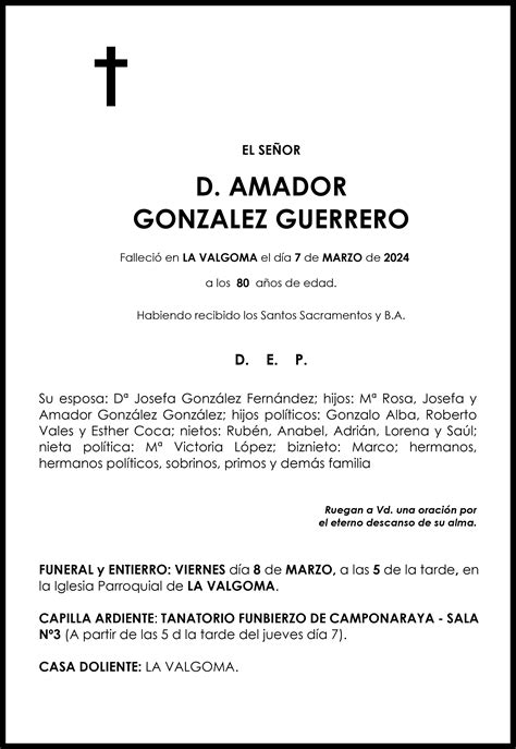 AMADOR GONZALEZ GUERRERO