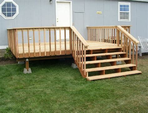 Porches And Decks For Mobile Homes Mobile Home Deck Mobile Home