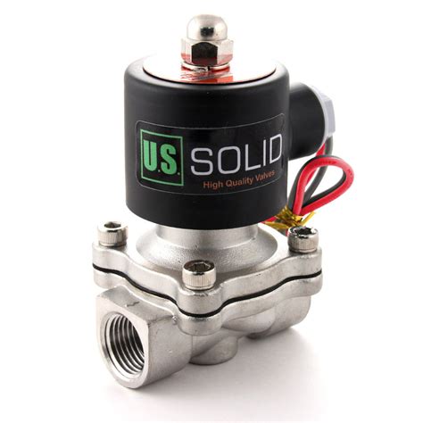 Us Solid Electric Solenoid Valve 12 24v Ac Solenoid Valve Stainless Steel Body Normally