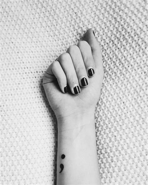 Encouraging Semicolon Tattoo Ideas Using Body Art To Give Hope