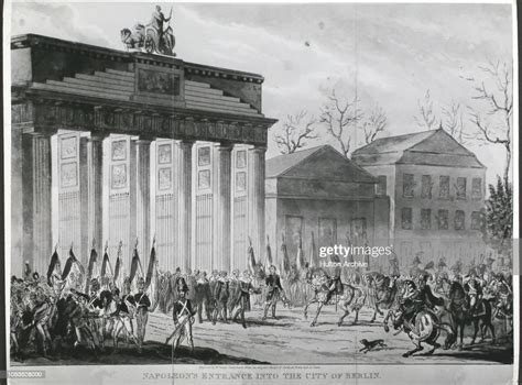 Napoleons Entrance Into The City Of Berlin Via The Brandenburg