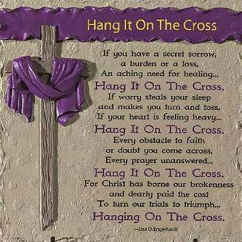 Hang It On The Cross Poem Easter Poems Easter Quotes Easter Speeches
