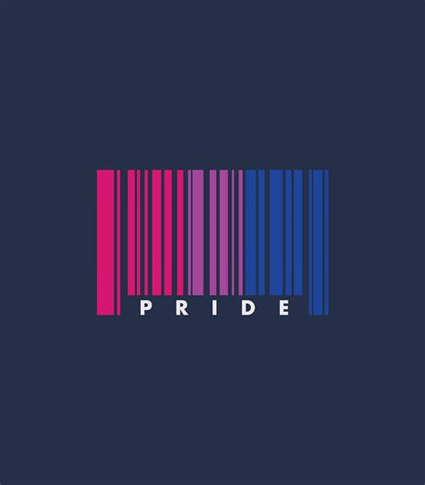 Barcode Bisexual Pride Lgbt Lesbian Gay Flag S Digital Art By Aledp