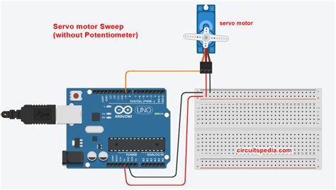 Arduino Servo Motor Control Using Potentiometer Push Button