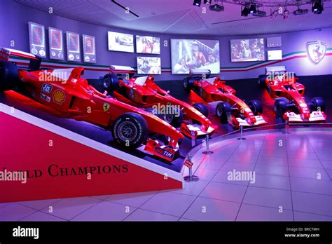 Ferrari Formula 1 Racing Cars Galleria Museum Maranello Italy Galleria