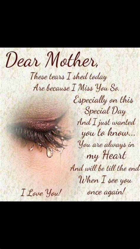 Loss Of Mother Quotes Sympathy Miss My Mom Mother