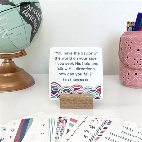 20 Lds Missionary Quote Cards With Stand Missionary Ts Etsy In