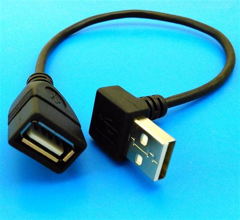 20cm Up Angled Usb Cable L Shape Usb Extension Cable Usb Cable L Shape