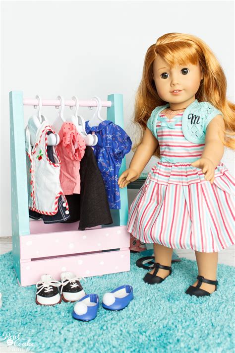 Diy American Girl Idea To Make An Adorable Portable Closet