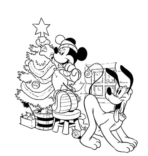 Dibujos De Navidad De Disney Para Colorear