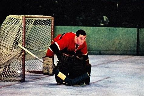 Jacques Plante Late 50s Ice Hockey Hockey Goalie Hockey Shot