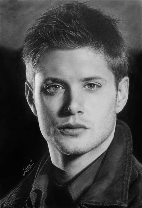 Supernatural Dean Winchester Pencil Portrait By Rainwalker007 On
