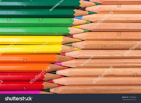Rainbow Colored Pencils Stock Photo 776686882 Shutterstock