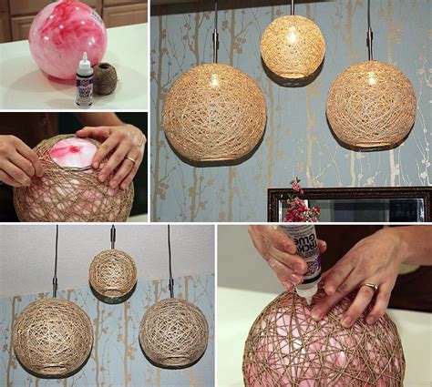How To Make Hemp Twine Ball Lamp Diy And Crafts Handimania Diy