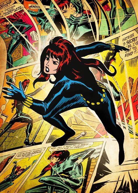 Official Marvel Silver Age Characters Black Widow Displate Artwork By