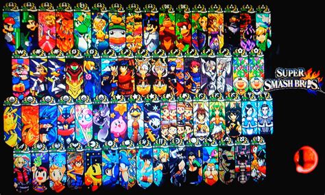 Ssb4 Character Panels Loading Screen Super Smash Bros Wii U Mods