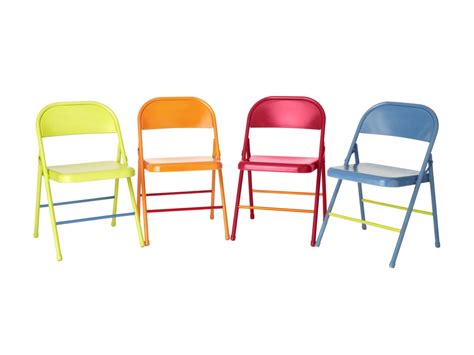 Vintage 1970's stadium seat nos deadstock brown folding bleacher football sporting events chair rockingitoldskool 5 out of 5 stars (399) $ 50.00. How-to: Colorful Folding Chairs | HGTV