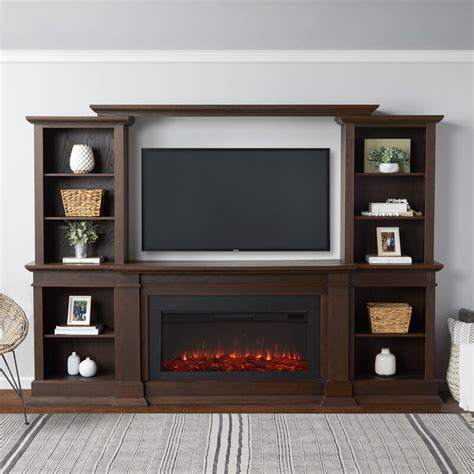 Real Flame Entertainment Center For Tvs Up To 60 With Fireplace