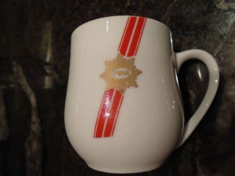 Vintage Twa Demitasse Coffee Cup Rego Trans World Airlines