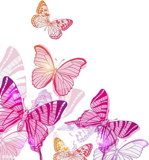 Pink Butterfly Transparent Png Clip Art Image Borbole