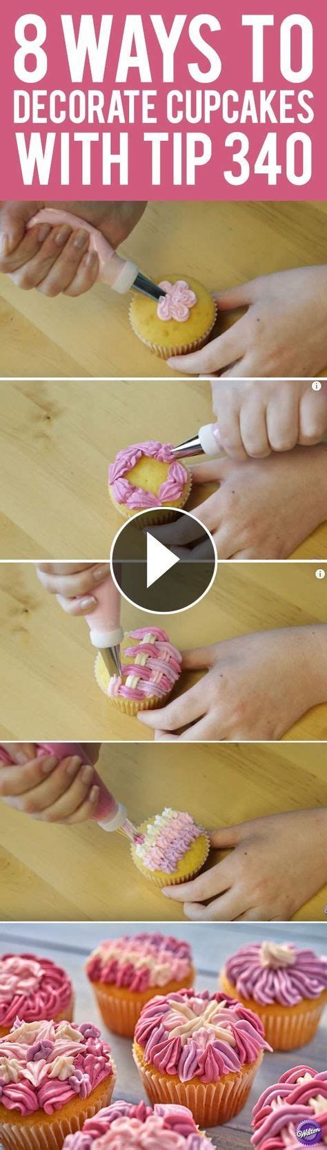 Learn Eight Ways To Decorate Cupcakes Using The Wilton Decorating Tip