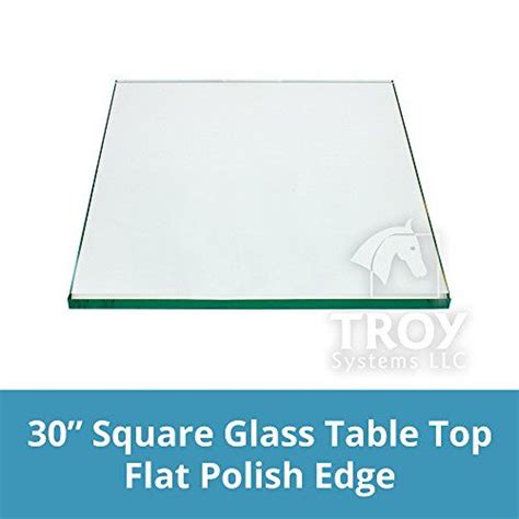 30 Inch Square Glass Table Top 1 4 Inch Thick Flat Polish Glass Top Table Glass Table