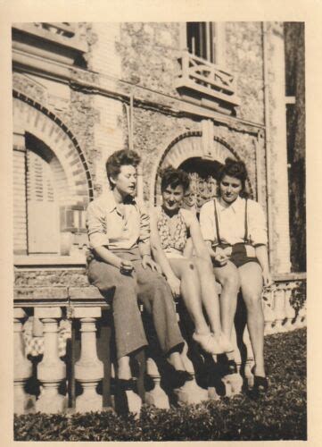 Vintage Photo Pretty Girls Naked Legs Nude German Girl Snapshot 50s Ebay