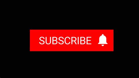 Cool Flat Red Subscribe Button Stock Footage Video 100 Royalty Free