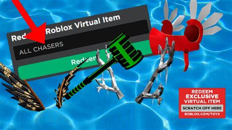 All Roblox Toy Chaser Code Items Youtube