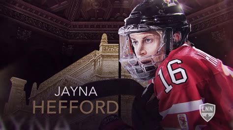 Hockey Hall Of Famer Jayna Hefford Youtube