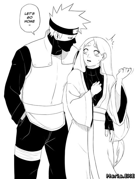 Artstation Naruto Oc Yui Otsutsuki And Kakashi