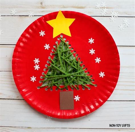 Paper Plate Christmas Tree K4 Craft