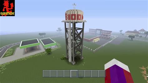 Minecraft Water Tower Youtube