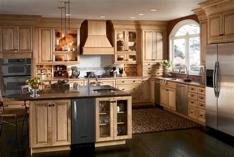 As is true of raised panel cabinet doors, slab doors can be constructed in many ways, and the construction methods largely dictate the cost of the cabinets. American Traditional Solid Wood Kitchen Cabinets SWK-005 ...